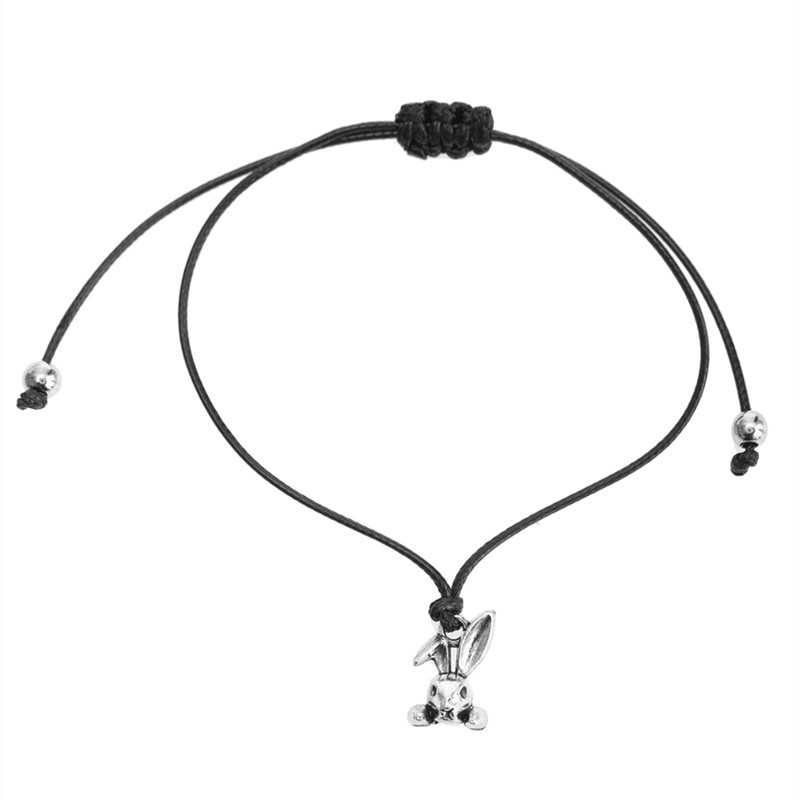 1 Piece Basic Rabbit Alloy Rope Unisex Bracelets display picture 4