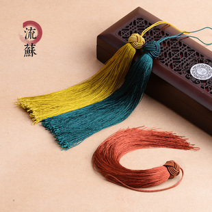 15cm hand-woven pineapple hat Chinese Knot Tassel tassel Hanfu sachet bag car hanging jewelry hanging ear wholesale