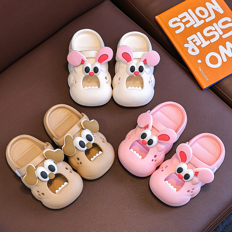 Children's summer non-slip cartoon men's slippers for boys platform
