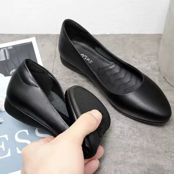 Black 2 cm flat bottom