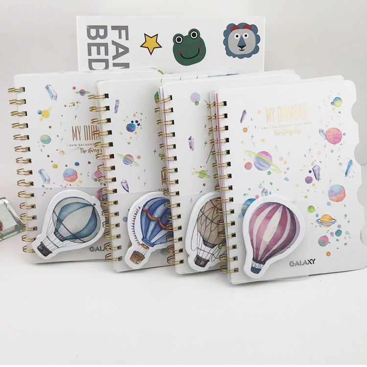 A5 15cmX21CM 55 bobinas de dibujos animados de notas en esta parte de la región libre de envío
