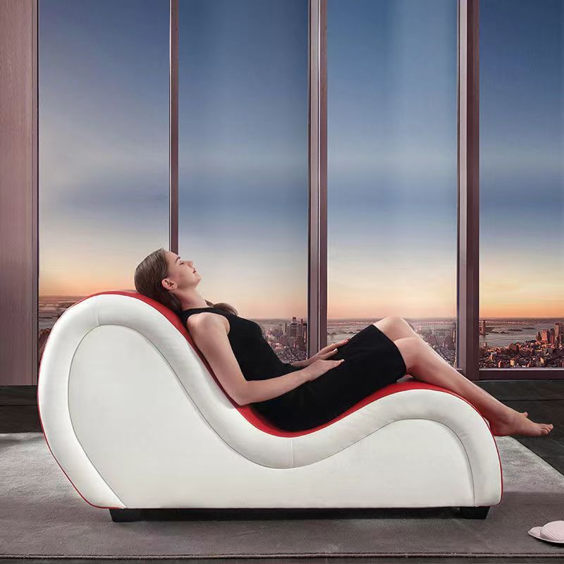 S-Shaped Yoga Sofa Stool Bedroom Chaise Lounge Chair Leisure Lazy Lounge Chair Multifunctional Bed End Stool Hotel B&B