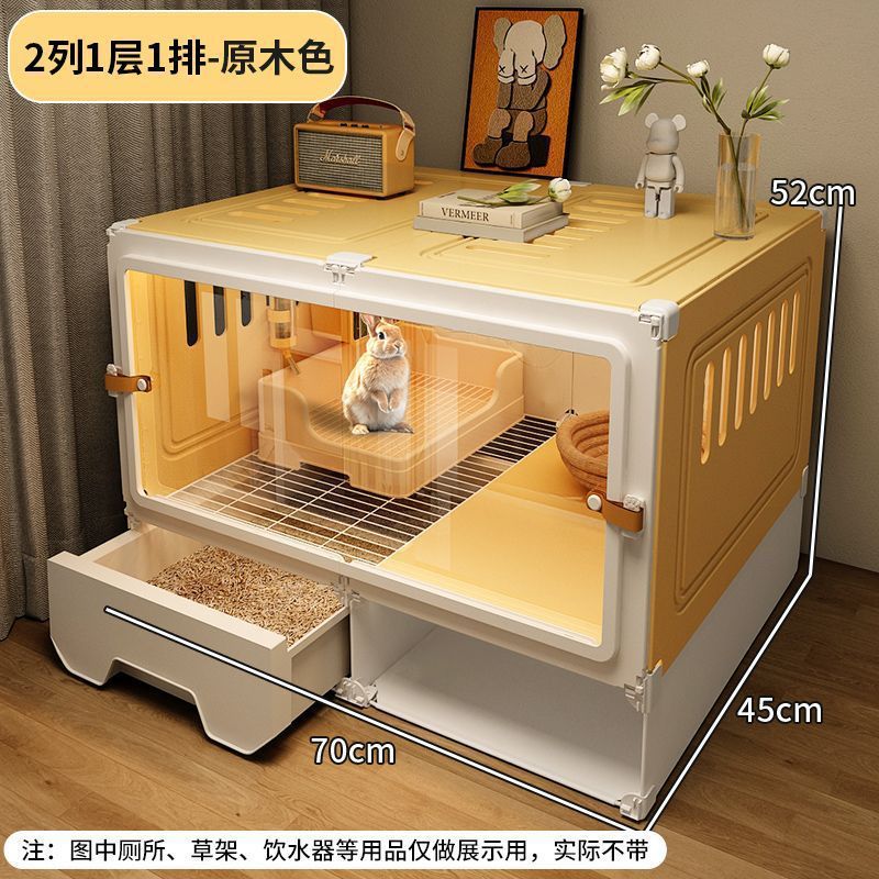 兔子笼子家用别墅特大豪华窝兔屋宠物荷兰猪笼子透明观景【厂家】|undefined