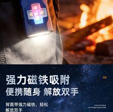 跨境强光钥匙扣灯户外便携随身灯迷你应急灯led工作灯帽夹手电筒