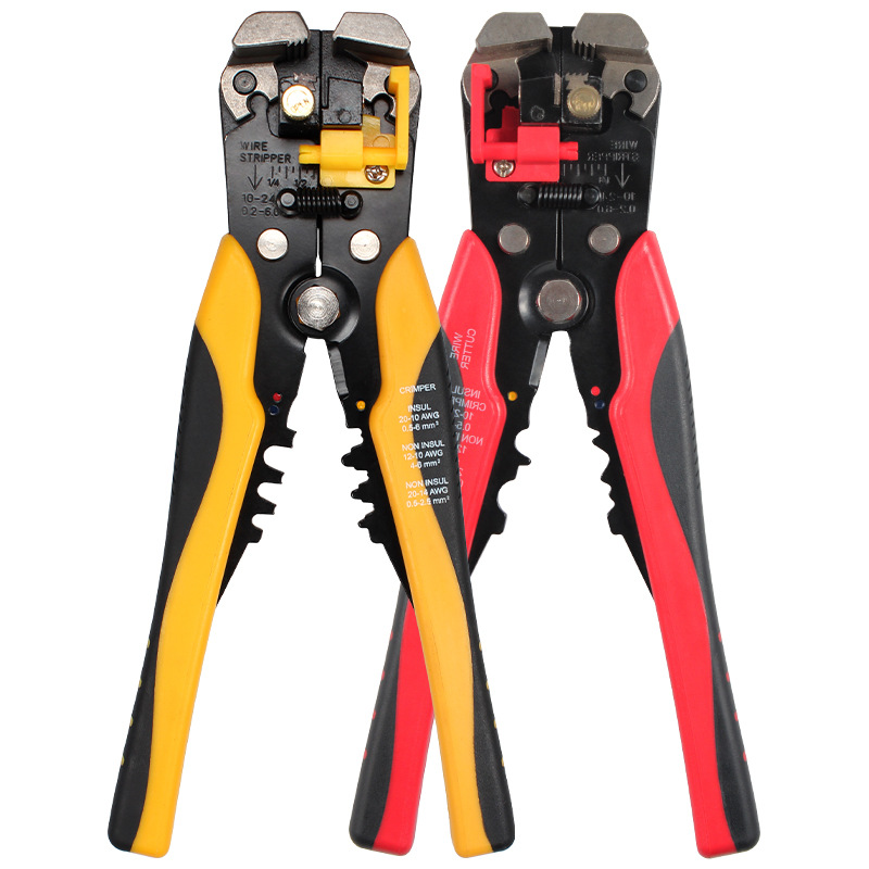 HS-D1三合一剥线钳手动自动剥皮刀多功能去皮压接钳断线工具HS-D2