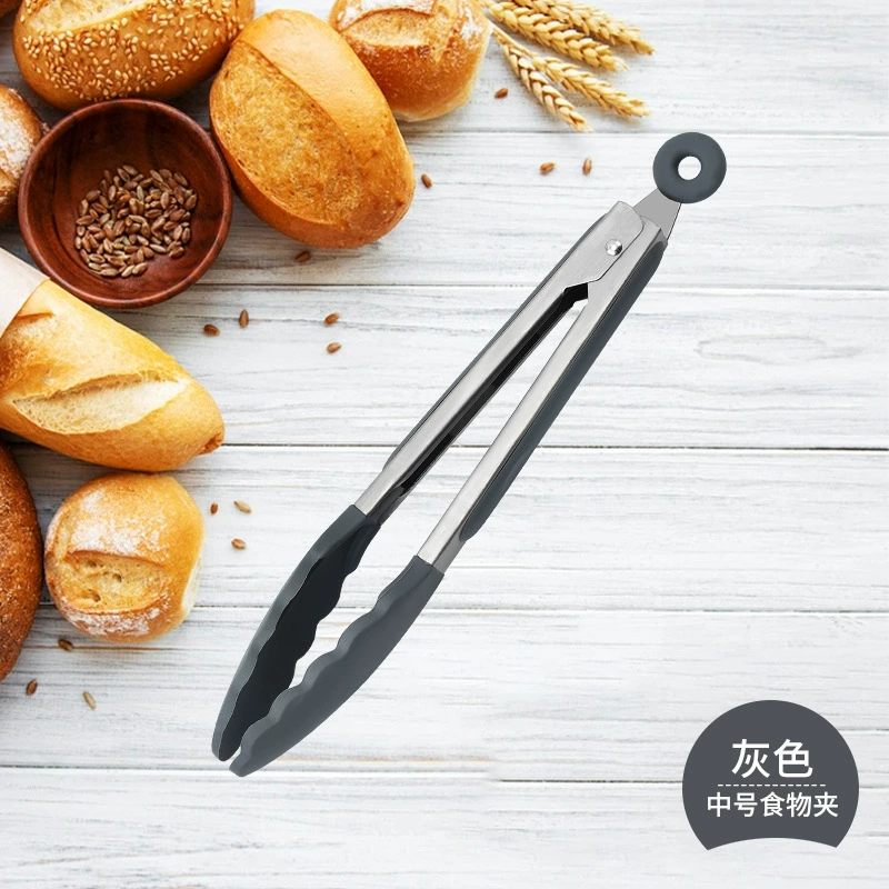Производитель оптовый стейк клип BBQ зажим для горшочка, боковая еда зажим для выпечки силиконовый нержавеющая сталь кухня