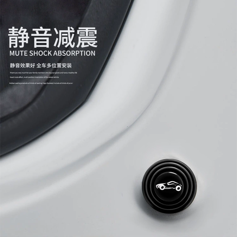 Weiming завод специальное предложение автомобиль универсальные силиконовые двери амортизация звукоизоляция амортизатор буфер резиновая прокладка логотип автомобиля анти-столкновения наклейки