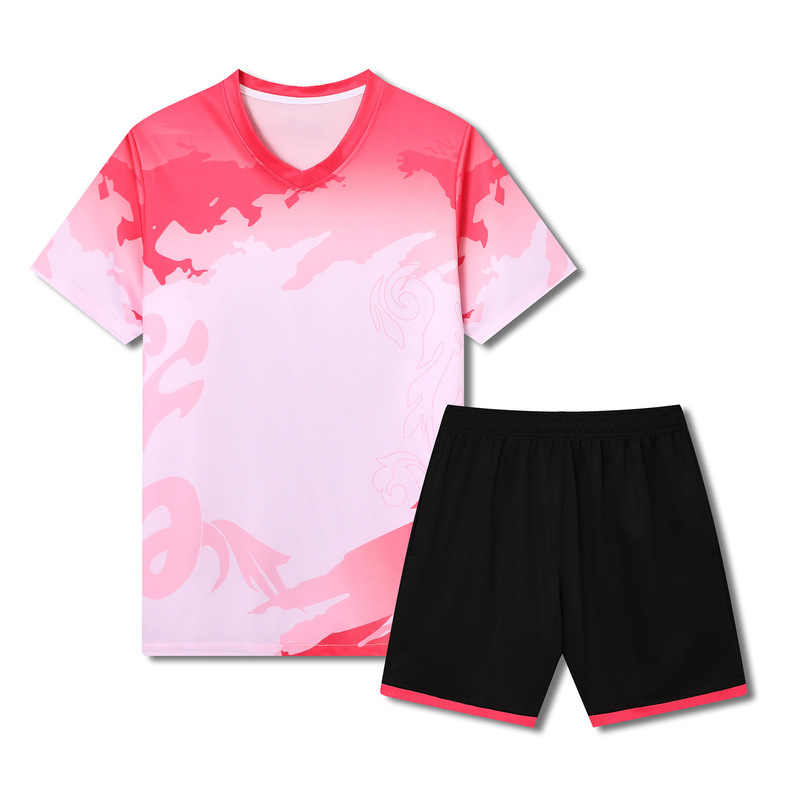 サッカー服 スコッチジャージ サッカーユニフォーム スーツ スポーツトレーニングスーツ 半袖 パフォーマンススーツ 服|undefined