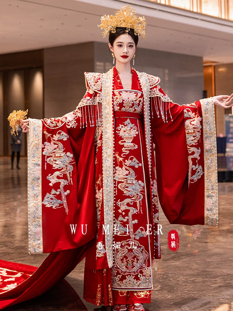 Hanfu, wedding dress, full set