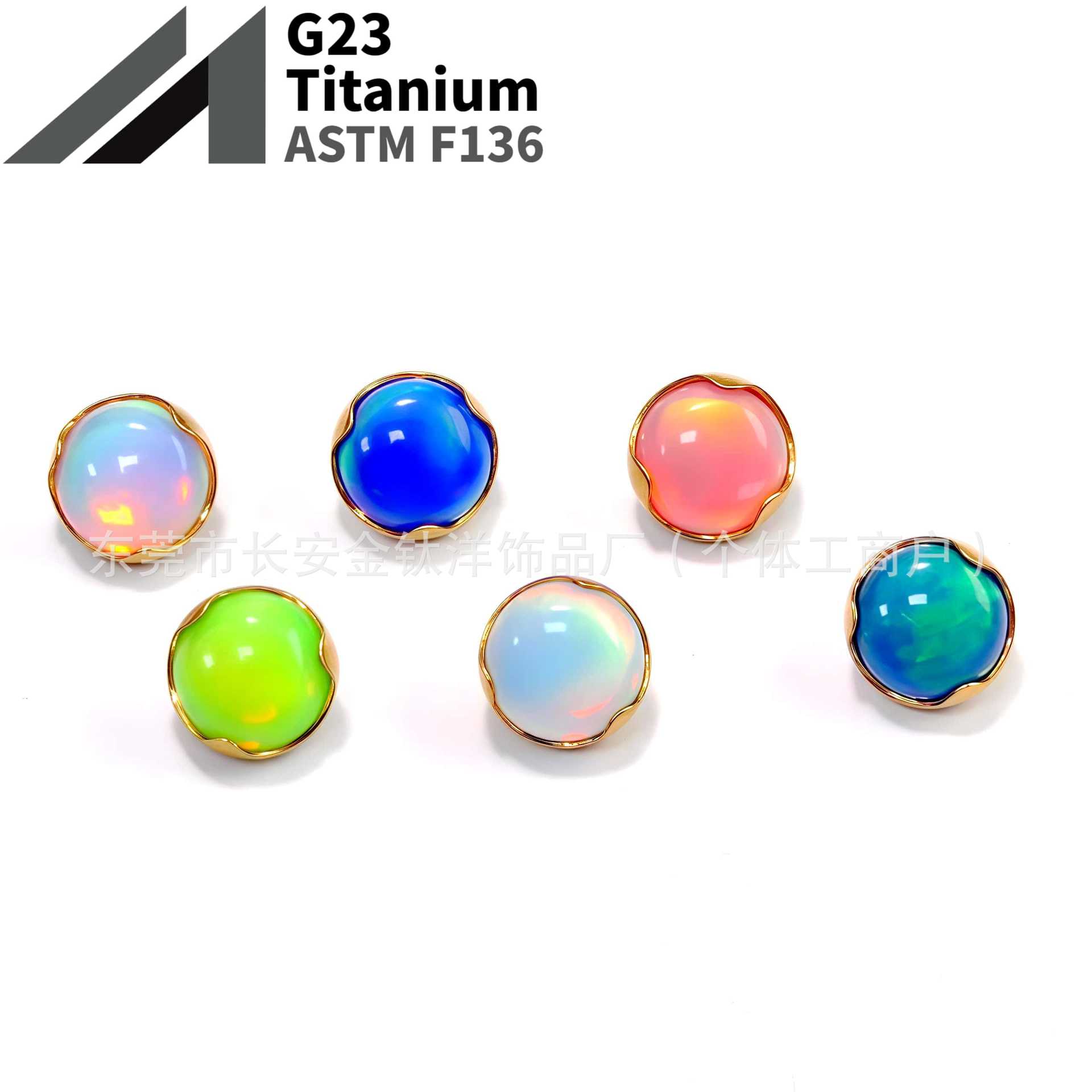 16G labret stud size and finish detail