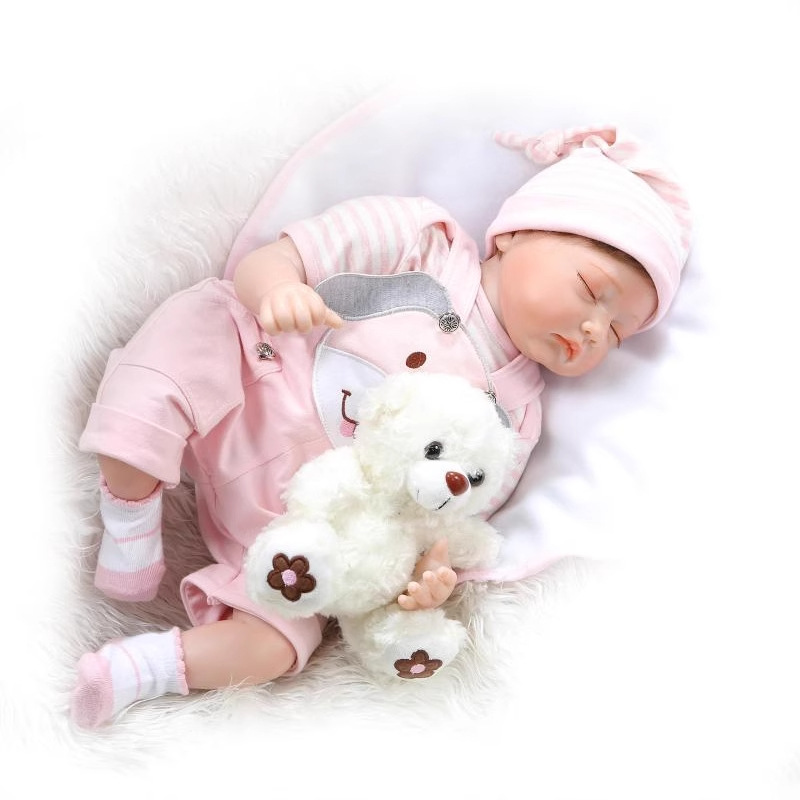 NPK simulación bebé lindo bebé juguete doble bebé muñeca regalo para niños
