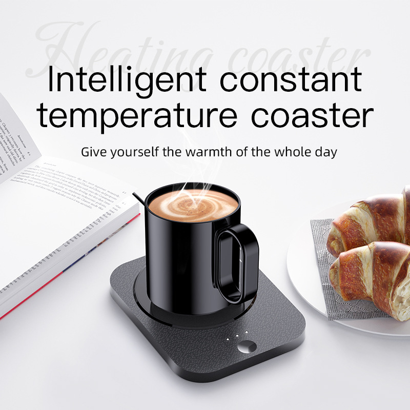 Cross-Border Simple Warm Cup Mat with Corporate Laser Logo as a Souvenir USB Constant Temperature Cup Mat for Coffee and Milk Insulation