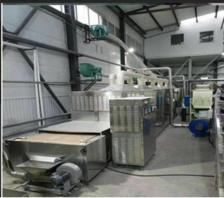 黄豆红薯微波烘干设备 五谷杂粮熟化机 隧道式食品微波熟化杀菌机