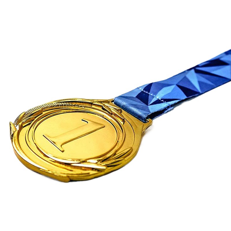 Medallas alemanas personalizadas para competiciones deportivas, etiquetas universales para medallas, medallas de bronce metálicas.