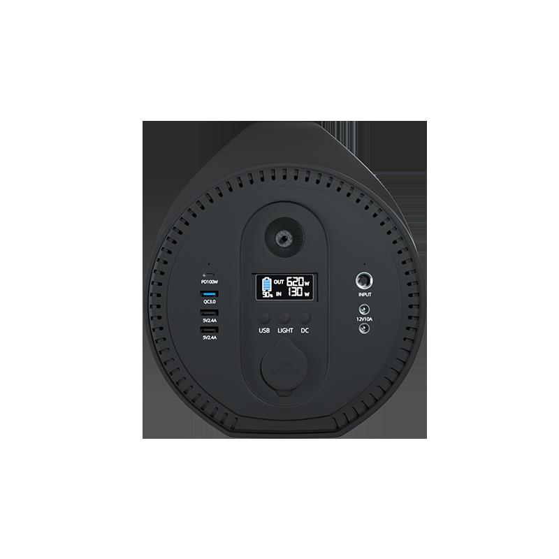 Ligero portátil 500W tambor de cintura fuente de alimentación de emergencia al aire libre alta potencia carga rápida batería de litio