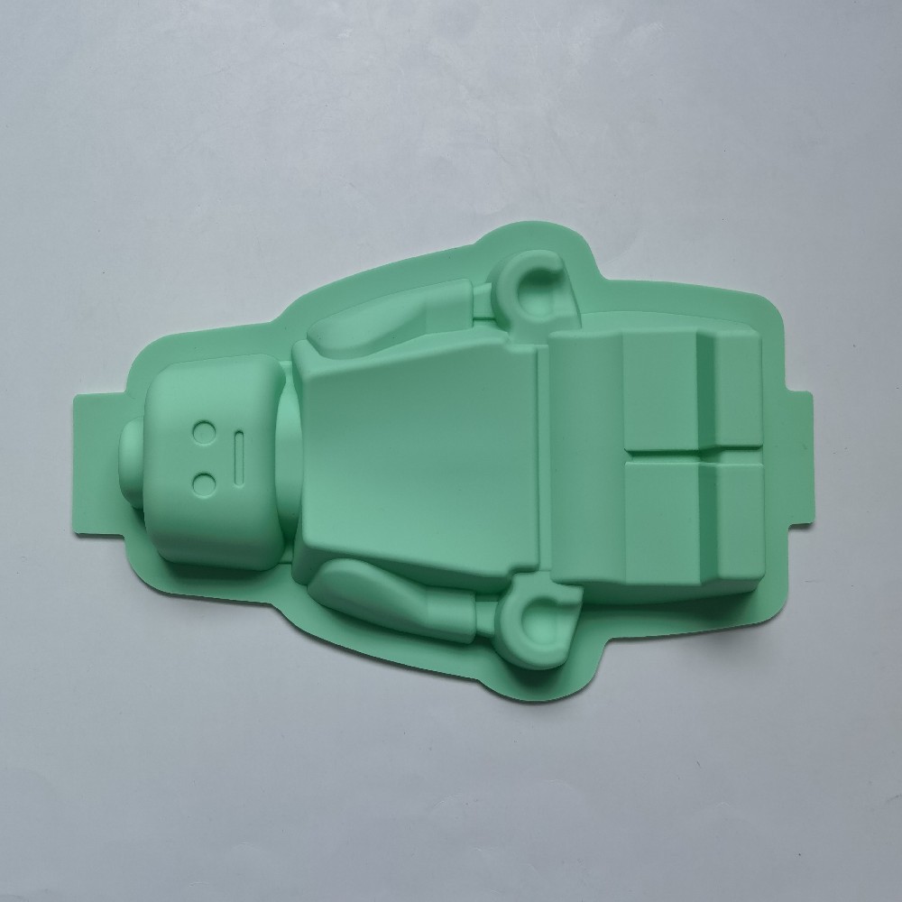 Robot 314 molde de silicona para pasteles hechos a mano molde de pan para torta de jalea herramientas de horneado