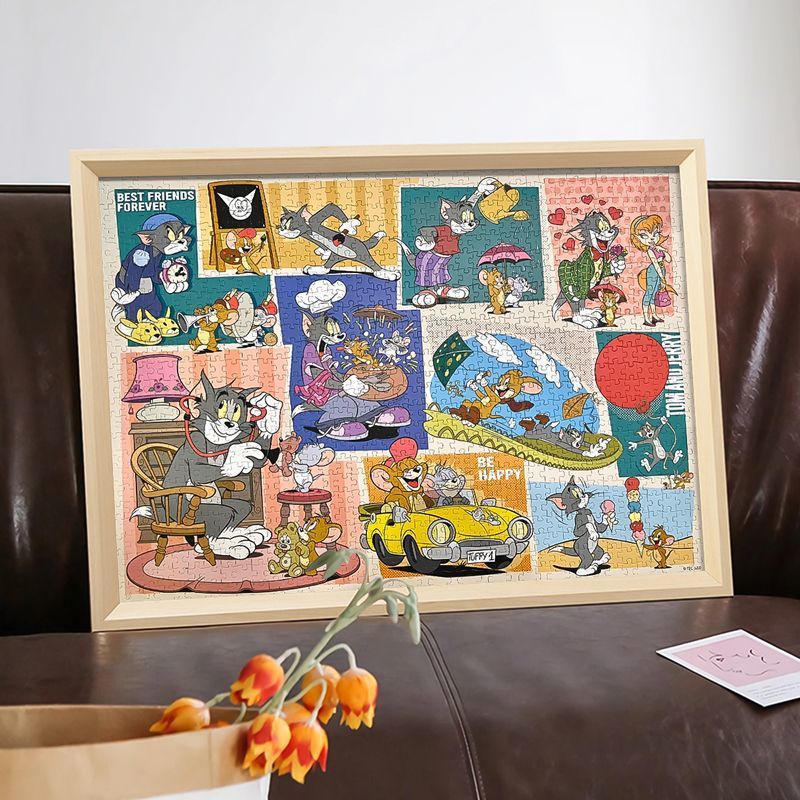 Jigsaw Puzzle Photo Frame Mounting* Wall Hanging Frame Piece Size Mounting Photo Frame Jigsaw Puzzle Frame Factory