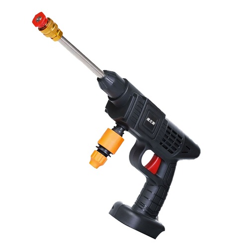 High-pressure lithium battery car wash gun, portable wireless car wash sprayer, full-charging car wash tool set