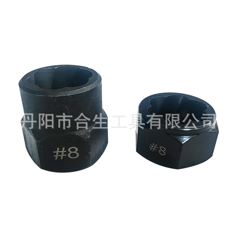 Transfronterizo al por mayor de 10 piezas de la tuerca para llevar tuerca daño Extractor de perno tuerca hexagonal conjunto de herramientas de eliminación