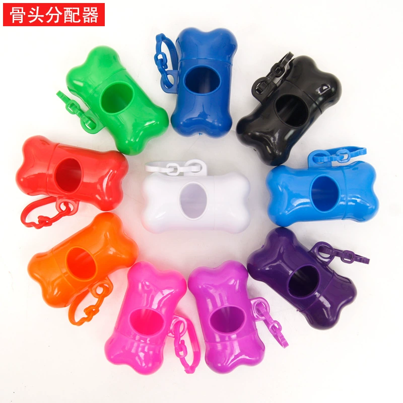 Домашнее животное мешок для мусора диспенсер портативный собака ходьба какашки мешок сборщик мусора коробка кости формы корма сборщик мешок Органайзер