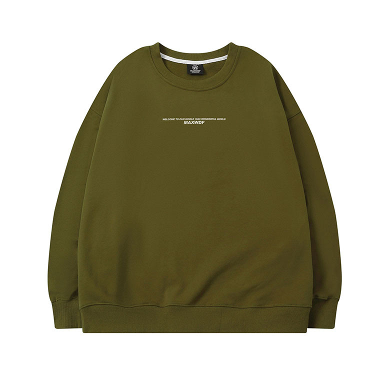 Men's Clothing round neck pullover sweatshirt original Dongshankou design couple style heavyweight high street Japanese style_voghion.com