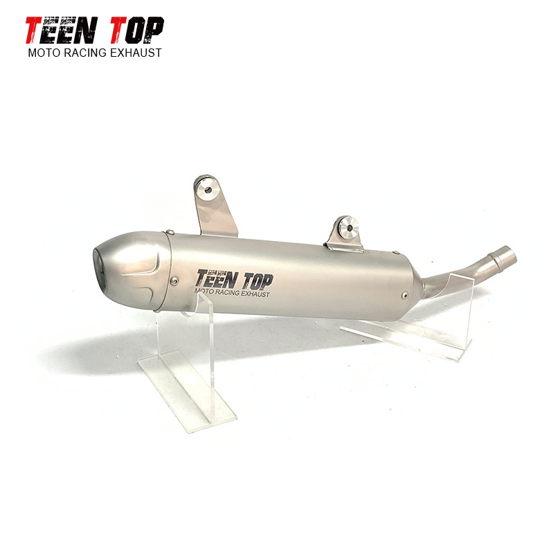 Suitable for Yamaha YZ125 YZ125X stainless steel full exhaust pipe for YZ125 two-stroke motorcycle 2022 model