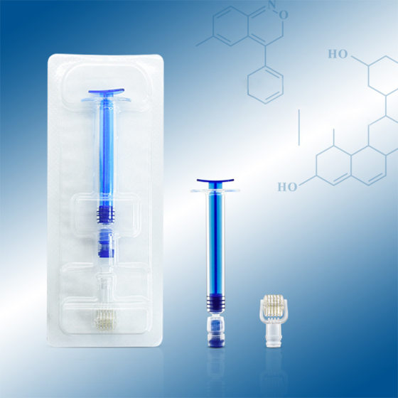Korean-style needle roller water-light micro needle water-soluble needle essence smear import instrument with syringe AquaRoller