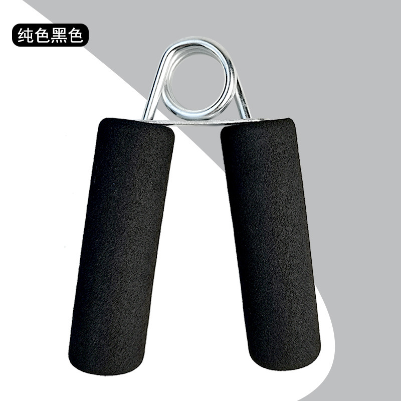 A型握力器2色泡綿ハンドル家庭用フィットネス指トレーニングスプリング鋼スポンジ握力器卸売り|undefined