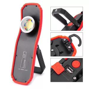 Maintenance Flashlight Handheld Lamp for Car Repair, Auto Maintenance, Led Rechargeable Magnetic Work Light for Outdoor Strong Light Illumination with Magnetic Attachment