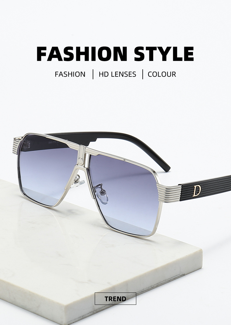 Trendiga dam solglasögon i punk stil mode för influencer_voghion.com
