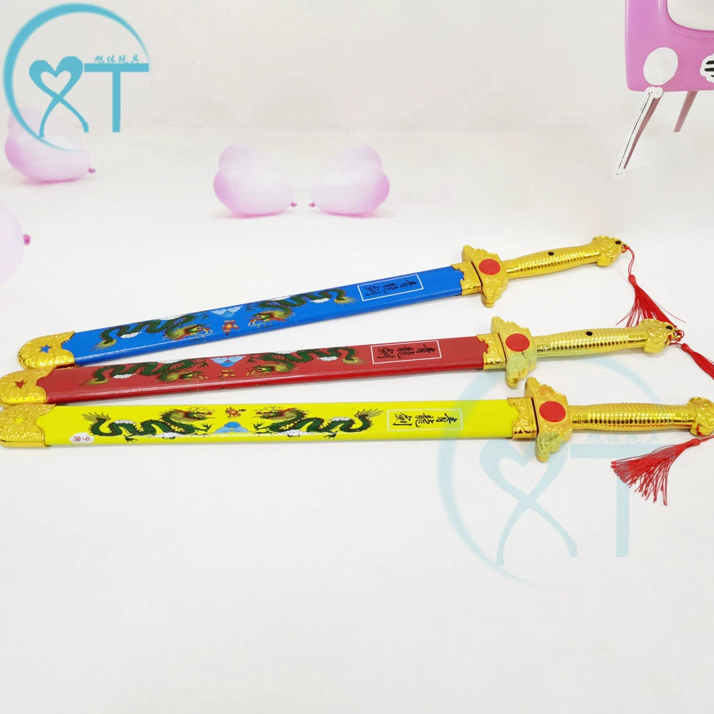Детский игрушечный меч Деревянный меч Меч дракона Боевые искусства Меч самурая Реквизит для выступлений Практический нож Живописное место Храм Ярмарка Стенд Горячая распродажа