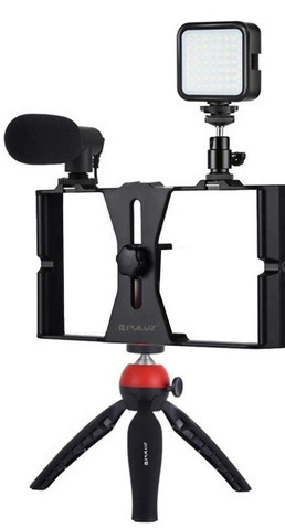 Mobile phone, table set, tripod, tubing