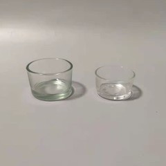 メーカー直供ガラス香薫ろうそく杯ろうそく台茶蝋杯4点杯diyろうそく材料