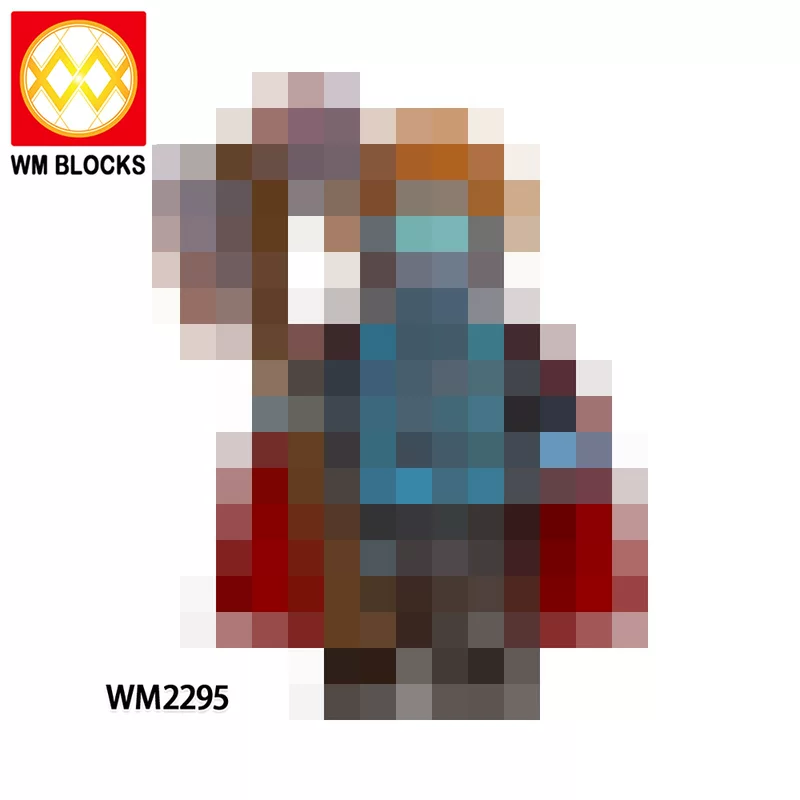 Товар для внешней торговли WM6132, сборные игрушки по ТВ‑и‑фильмам, пазл‑фигурки в пакетах, строительные блоки