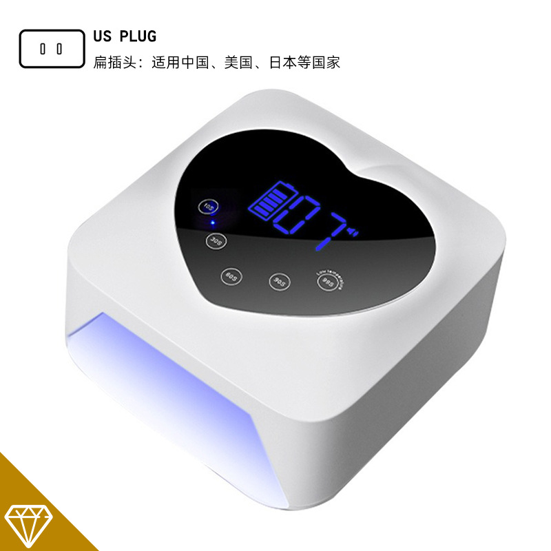 Nueva X20 transfronteriza nueva lámpara de fototerapia de uñas inalámbrica recargable de almacenamiento de batería de litio máquina de fototerapia de uñas