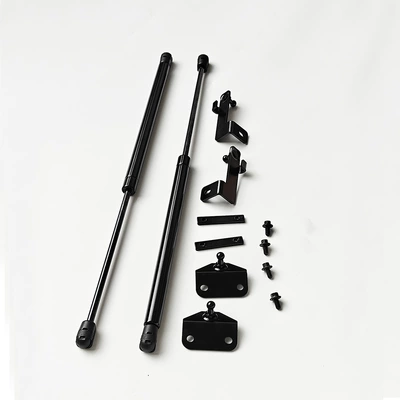 Suitable for 2018+ Wrangler JL car hood gas spring hood modification hydraulic rod (Avtomobil qapağı dayağı) - black