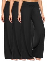 P 31131 High Waist Wide Leg Fitness Pants �����������ѝ