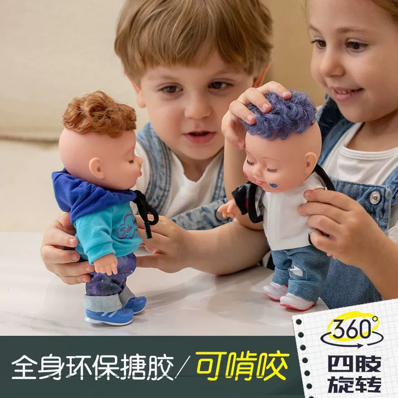 Детская кукла-симулятор для всего тела мягкий клей одеваются моют суставы подвижные куклы игрушки для мальчиков и девочек подарочные куклы
