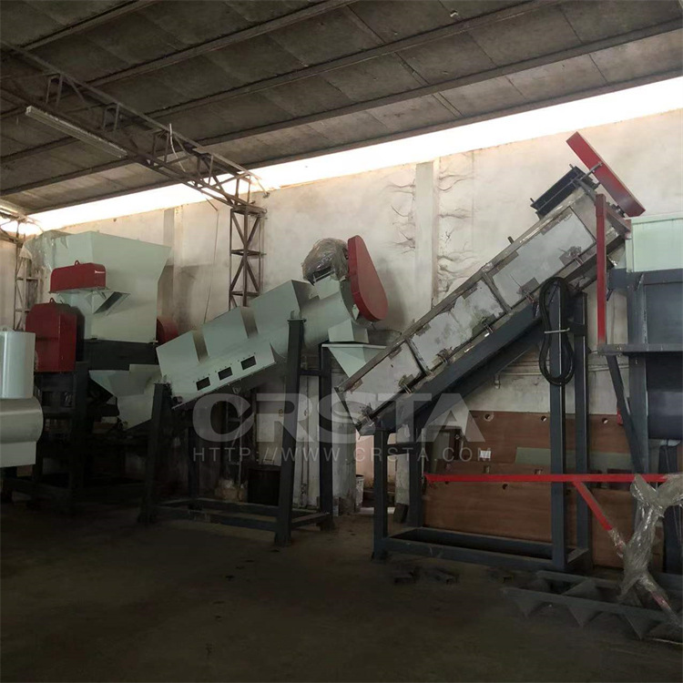 柯达机械新款废旧编织袋破碎清洗线，PP太空袋破碎水洗造粒机