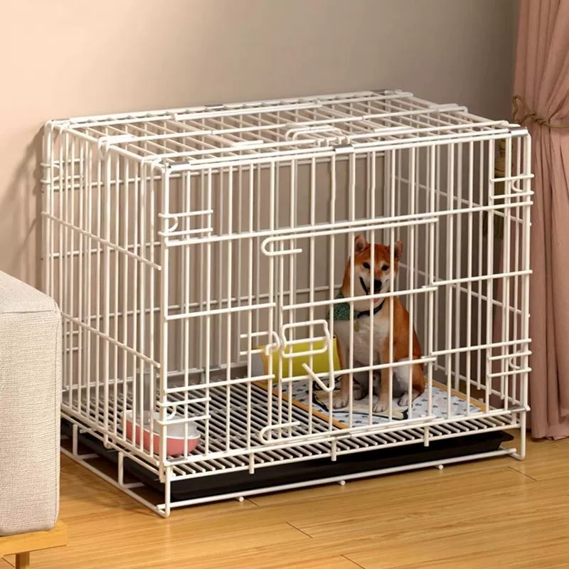 Клетка для собак малого размера, Тедди, для дома, с туалетом, для средних собак, корги, бишон, домашняя, большая клетка для питомцев, клетка для кошек