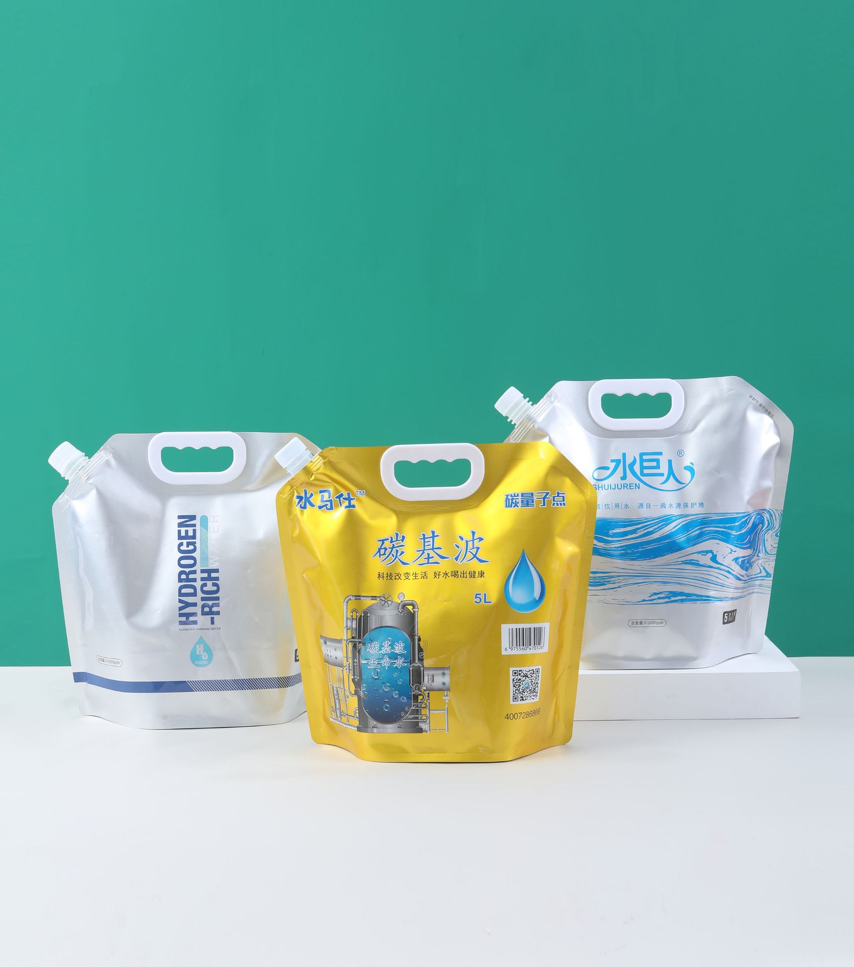 Bolsas de embalaje de alimentos al vacío bolsas de té bolsas de café bolsas de ocho lados cuerda de sellado fácil de desgarrar bolsas auto-selladas