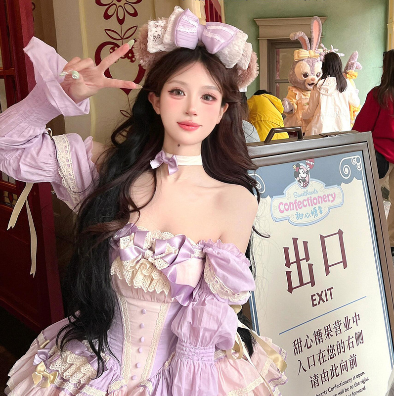 可爱饼饼毛绒发箍女少女心洗脸专用游玩可琦安厨师狗头箍拍照头饰|undefined
