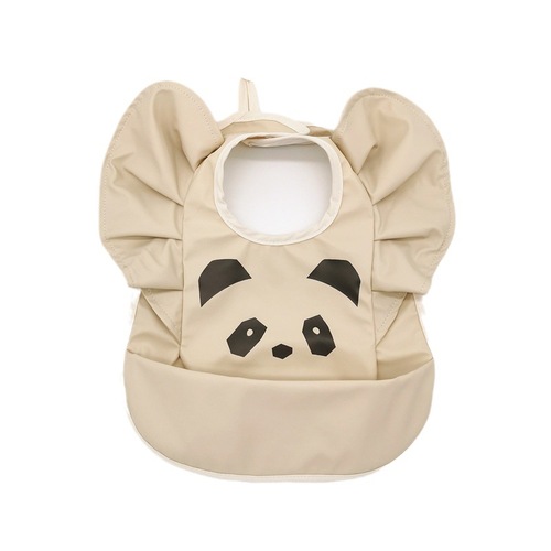 Exported to Denmark children's rice bag baby eating bib baby food supplement rice bag waterproof and anti-dirty pu bib blouse