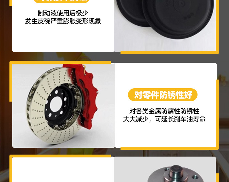 Suitable for 7 Other 9 Original Genuine Dot4 Synthetic 4L Brake Fluid Loader Forklift Special Brake Oil