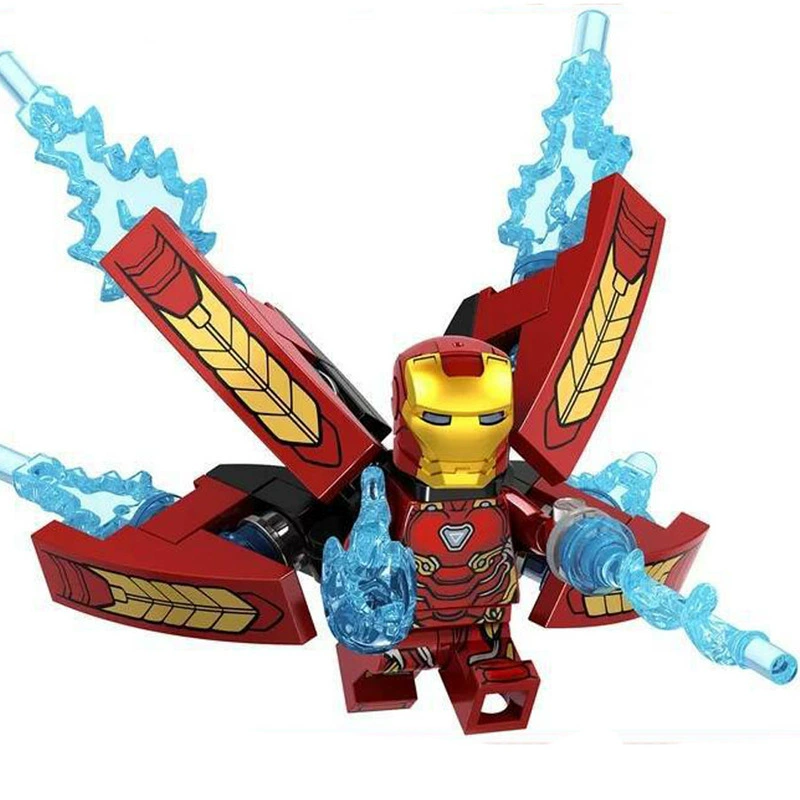 Lego, Мстители, конструктор, деревянный человек, минифигурки, игрушка, Marvel, паук, Железный человек