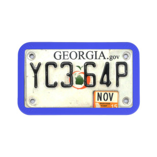 American Motorcycle Silicone License Plate Frame Cross-Border Amazon License Plate Frame American Soft License Plate Modified Car Supplies