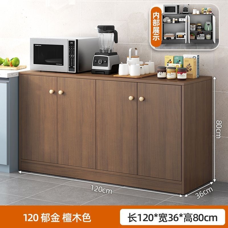 Gabinete de comedor de oficina pequeño armario de té armario de madera armario de viento de crema todo en un armario de almacenamiento de almacenamiento de viento de crema mesa de té