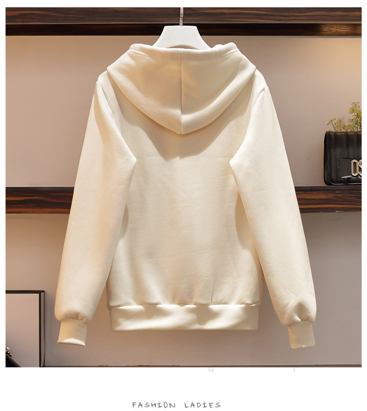 Damenbekleidung Herbst und Winter neue verdickte Samtpullover-Anzugweste Freizeitsportmode dreiteiliger Anzug_voghion.com