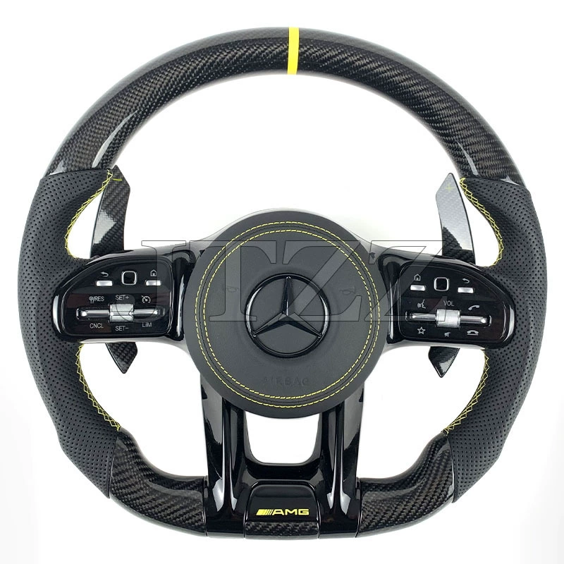 Подходит для Mercedes‑Benz AMG A/C/E/G-класса, C205 W166 W167 W213, старые и новые, карбоновый руль