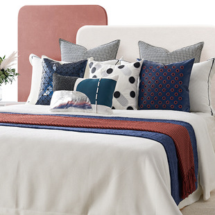 Modern Model Room Simple Children's Soft Bedding Multi-Piece Set Youth Furniture Furniture Exhibition Hall Bedding